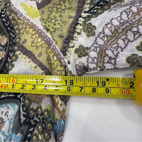 ATHLETA WOMENS DRESS COTTON/SILK  DRAWSTRING WAIST DRESS /BEACH COVER SZ S - Picture 8 of 11